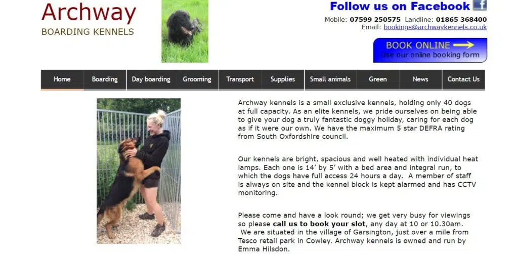 Archway Boarding Kennels-best dog daycares in Oxford