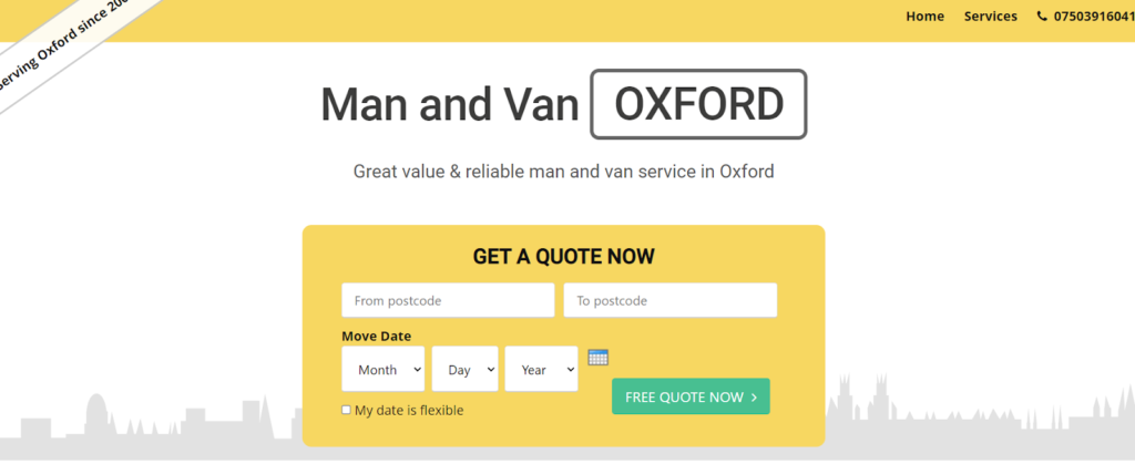 Man and Van Oxford